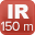 Illuminatore a infrarossi 150 m. Illuminatore a infrarossi 150 m.