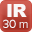 Illuminatore a infrarossi 30 m.