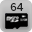 Registrazione su SD card fino a 64GB