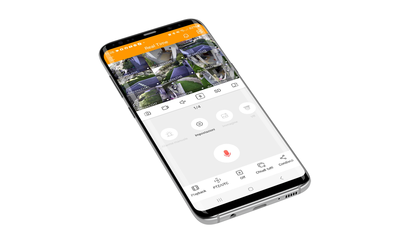 Telecamera Di Sorveglianza Wi-Fi Esterna 1080p FHD SmartCam – Modello 4K Visione Notturna