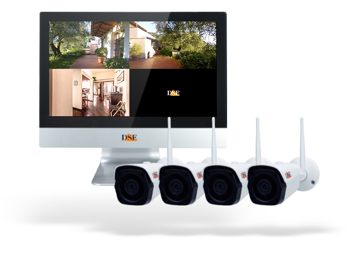 ANNKE 8CH 3K PoE Kit Videosorveglianza con 2 Telecamere Bullet, Rilevamento Movimento,Visione