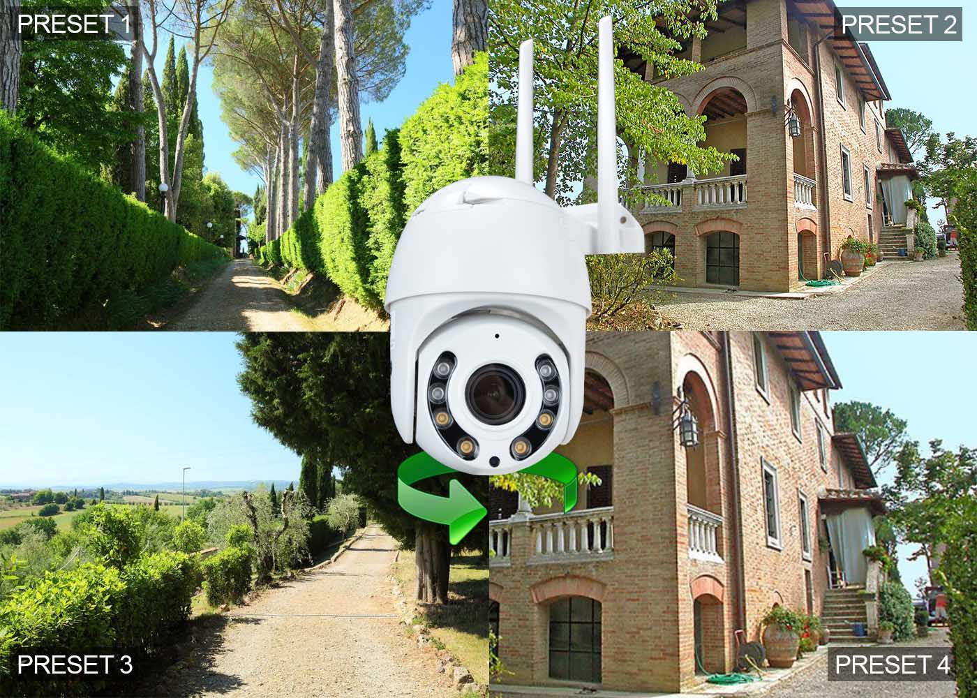 Telecamera WiFi Da Esterno con pannello solare PIR - DM Elettronica